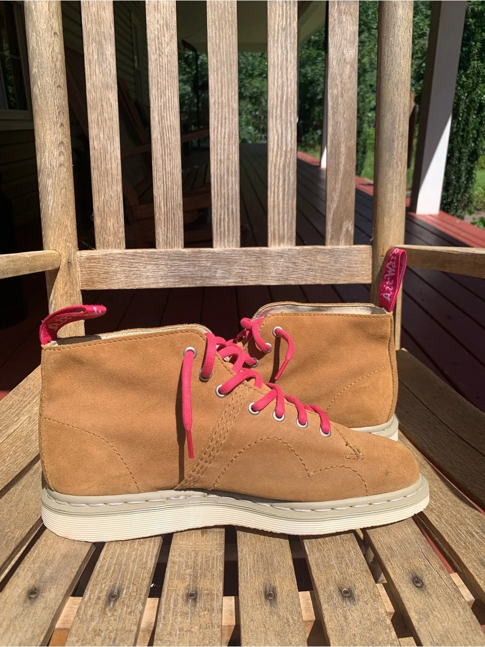 Dr. Martens Philip Suede Leather 7 Eyelet Monkey Boots